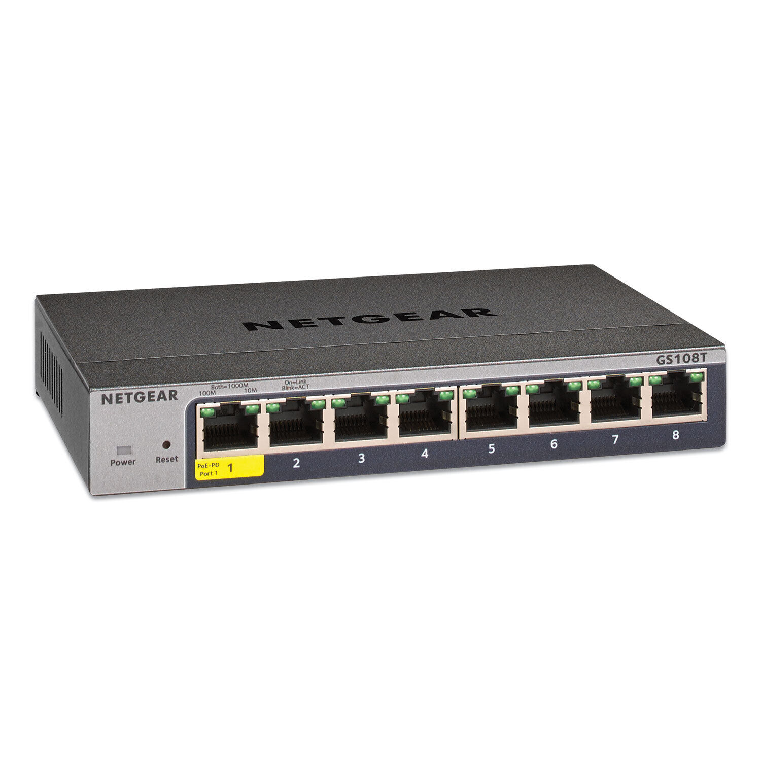 NETGEAR 8-Port Gigabit Ethernet Smart Managed Switch GS108T300NAS