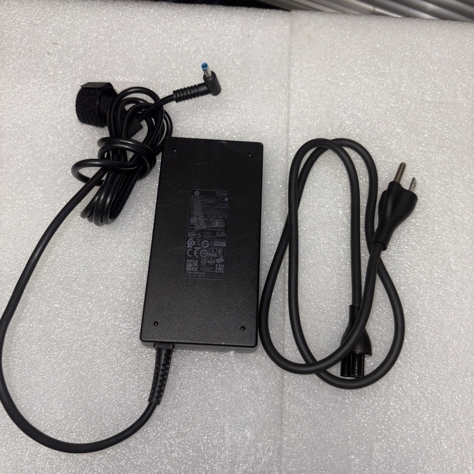 Lot Of 5x Genuine HP 120W AC Adapter Small Blue tip 19.5V HP ENVY