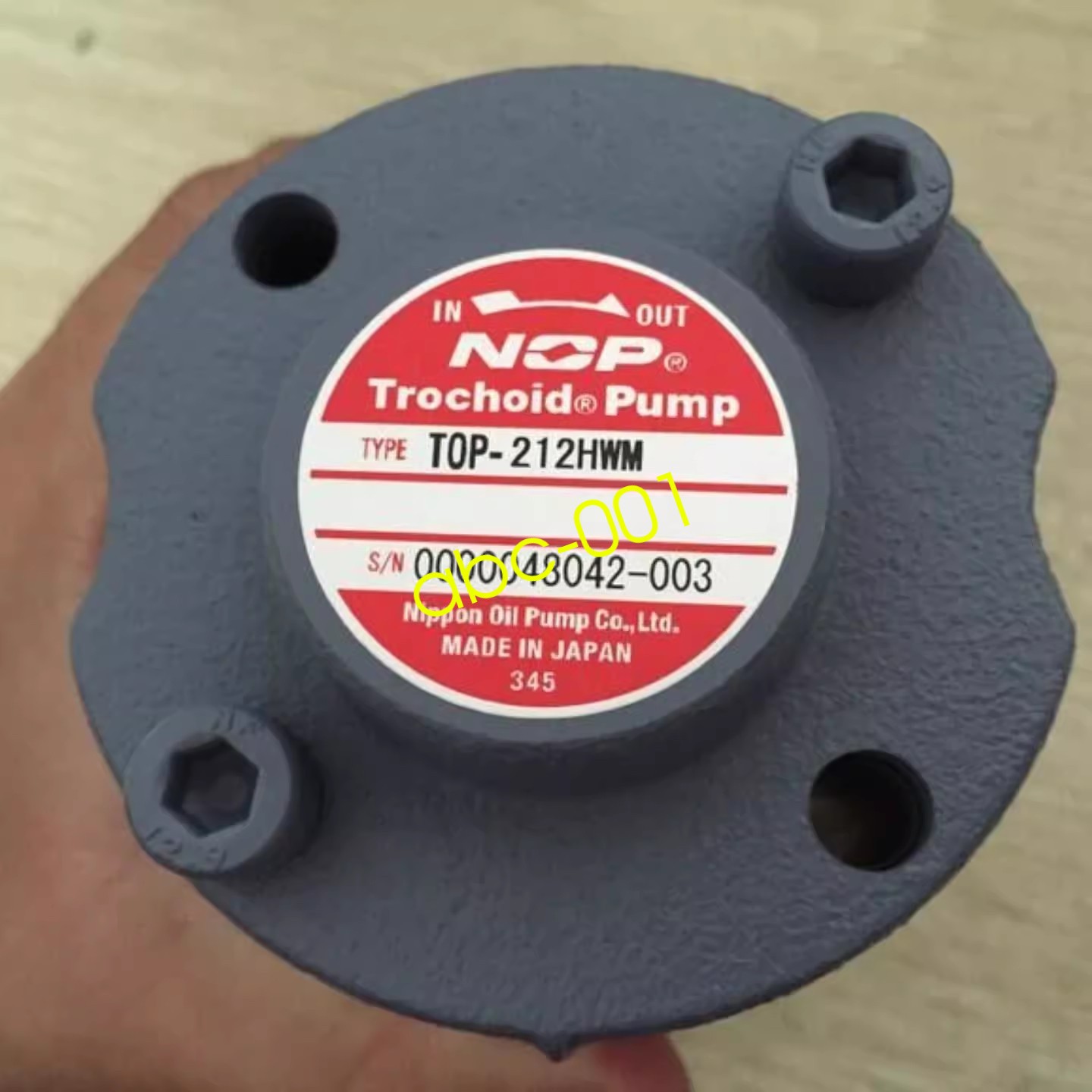 1pcs new NOP gear pump TOP-212HWM single pump head