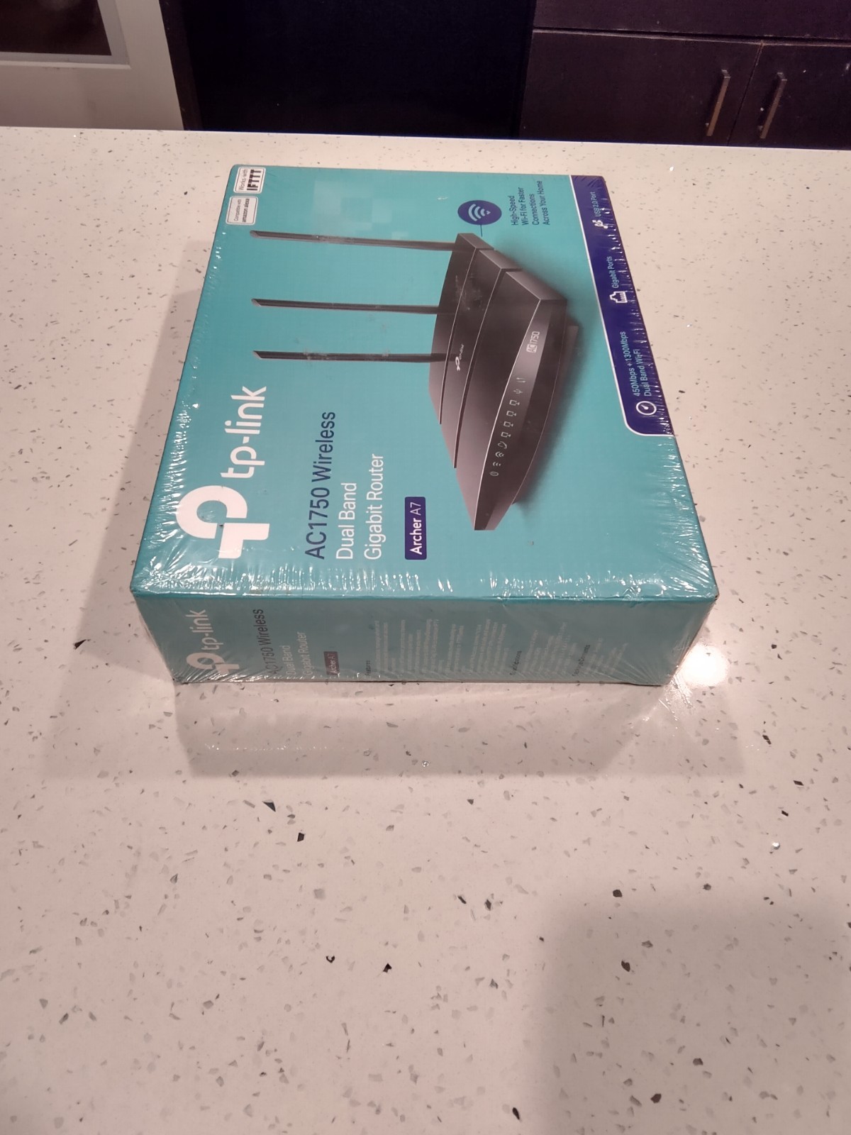 TP-Link Archer A7 AC1750 Wireless Dual-Band Gigabit Router - Black