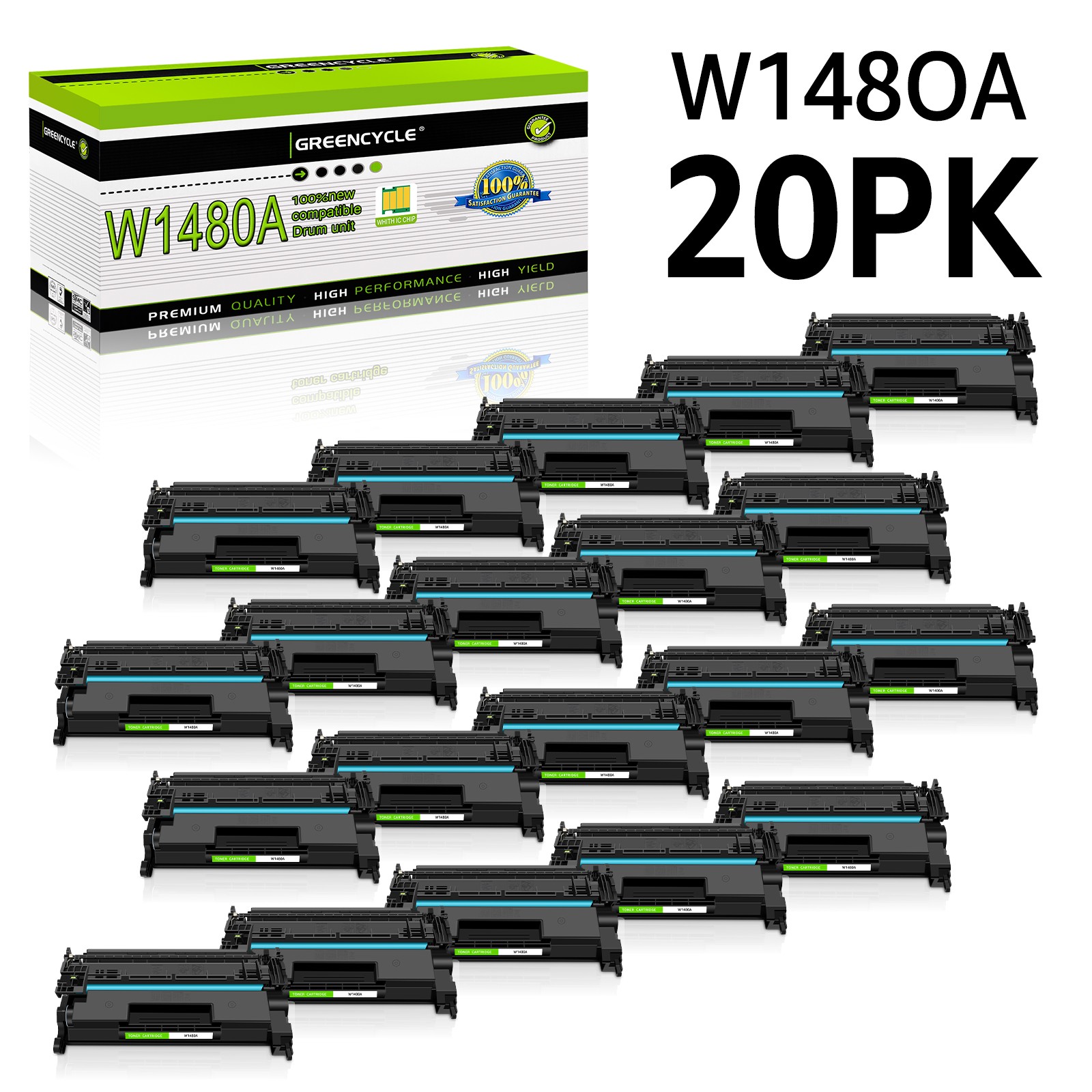 [New Chip] W1480A Toner for HP Pro 4001dw 4001dn 4001n MFP 4101fdw 4101fdn LOT