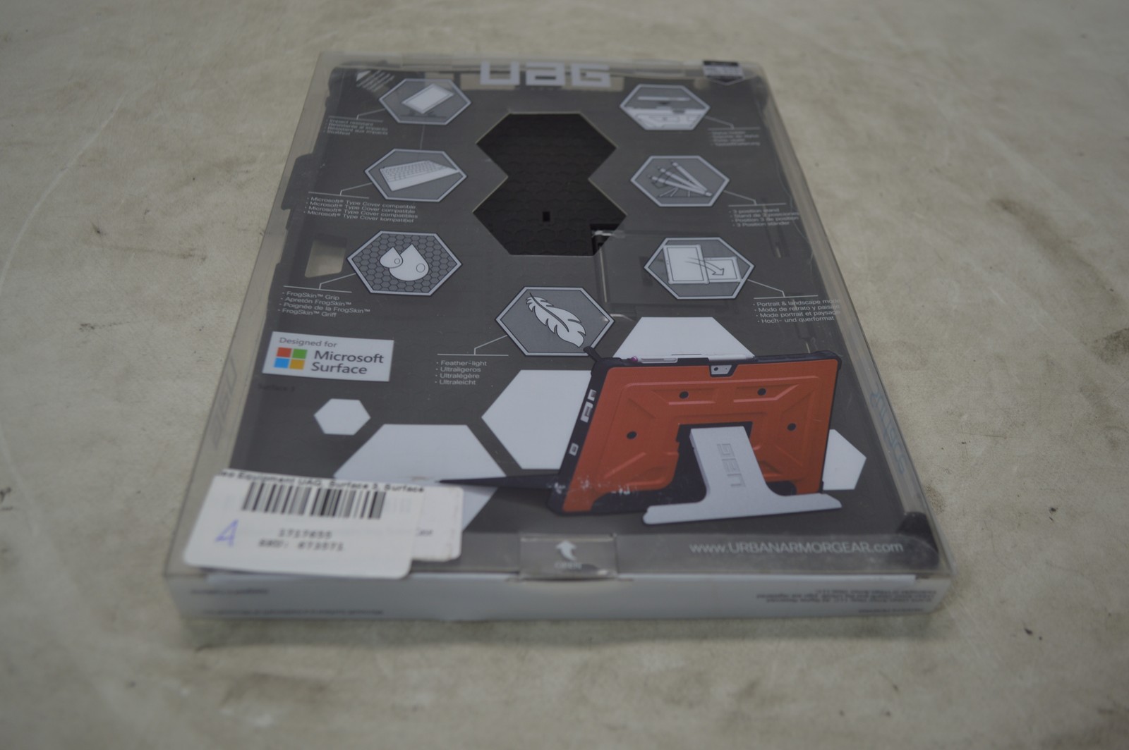 UAG Surface 3 Rugged Case/Cover *New Unused*