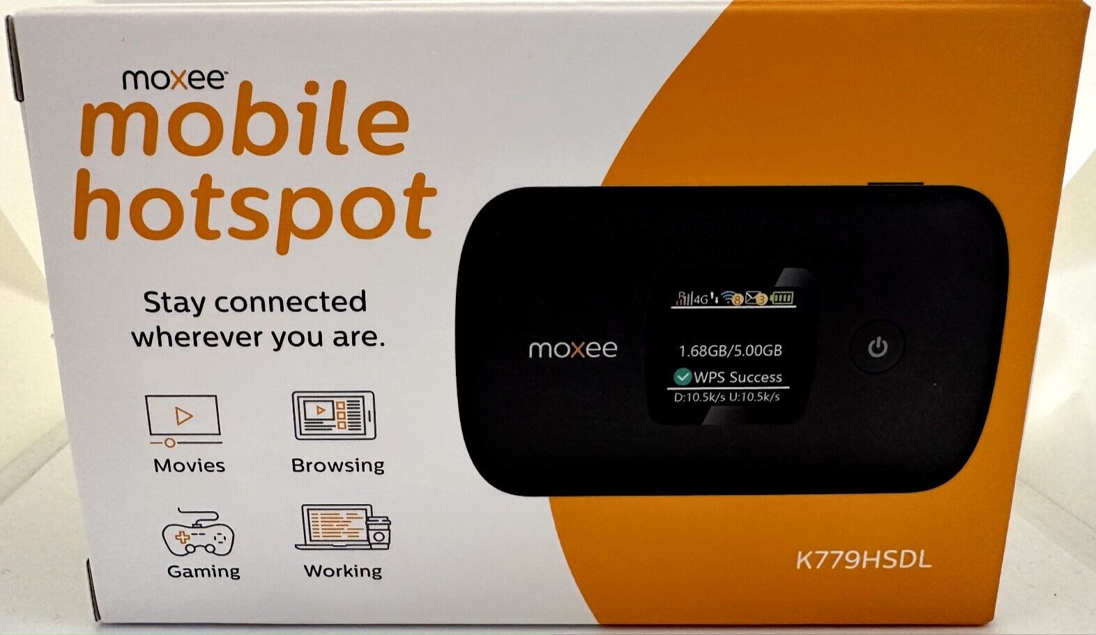 New Moxee Mobile Hotspot Factory Unlocked K779HSDL