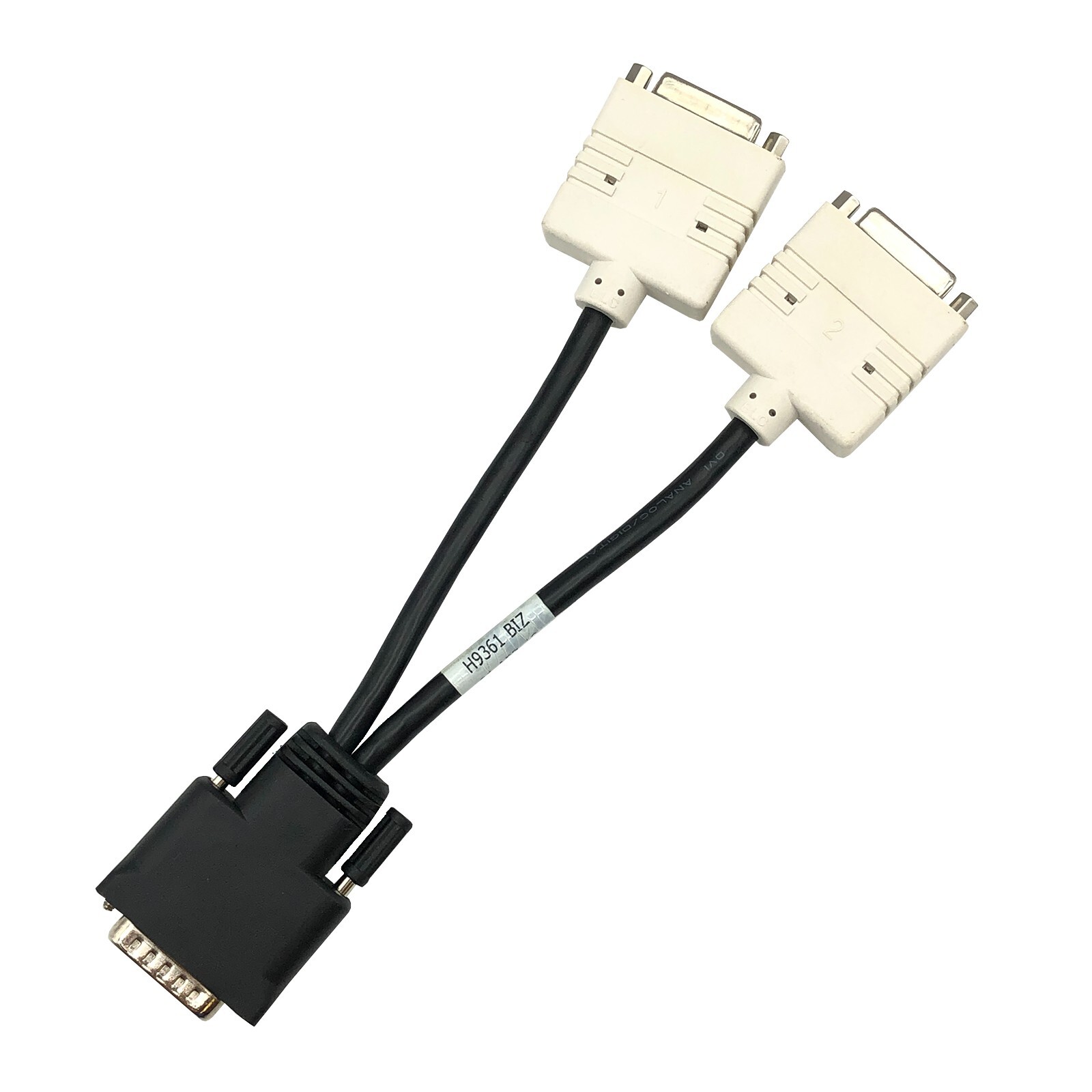 Dual DVI Y Splitter Video Cable Adapter for Quadro NVS 290 Video Card