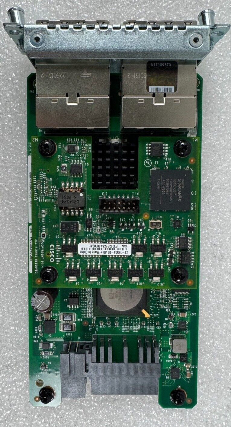 Cisco NIM-ES2-8-P 8-Port Gigabit PoE+ Ethernet Network Module