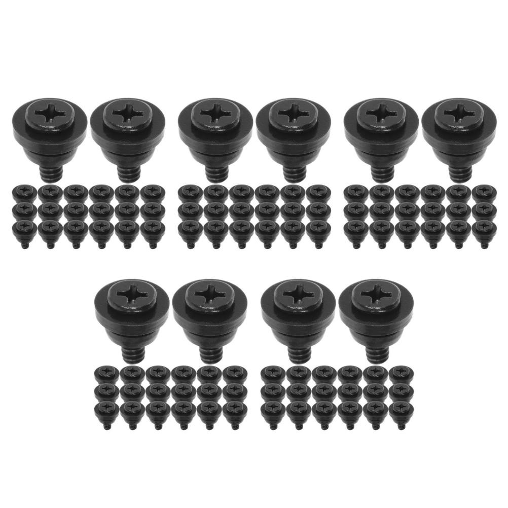 150Pcs Reusable Iron Screws for 3.5 Inch Hard Drives with Shock Absorbing Ring