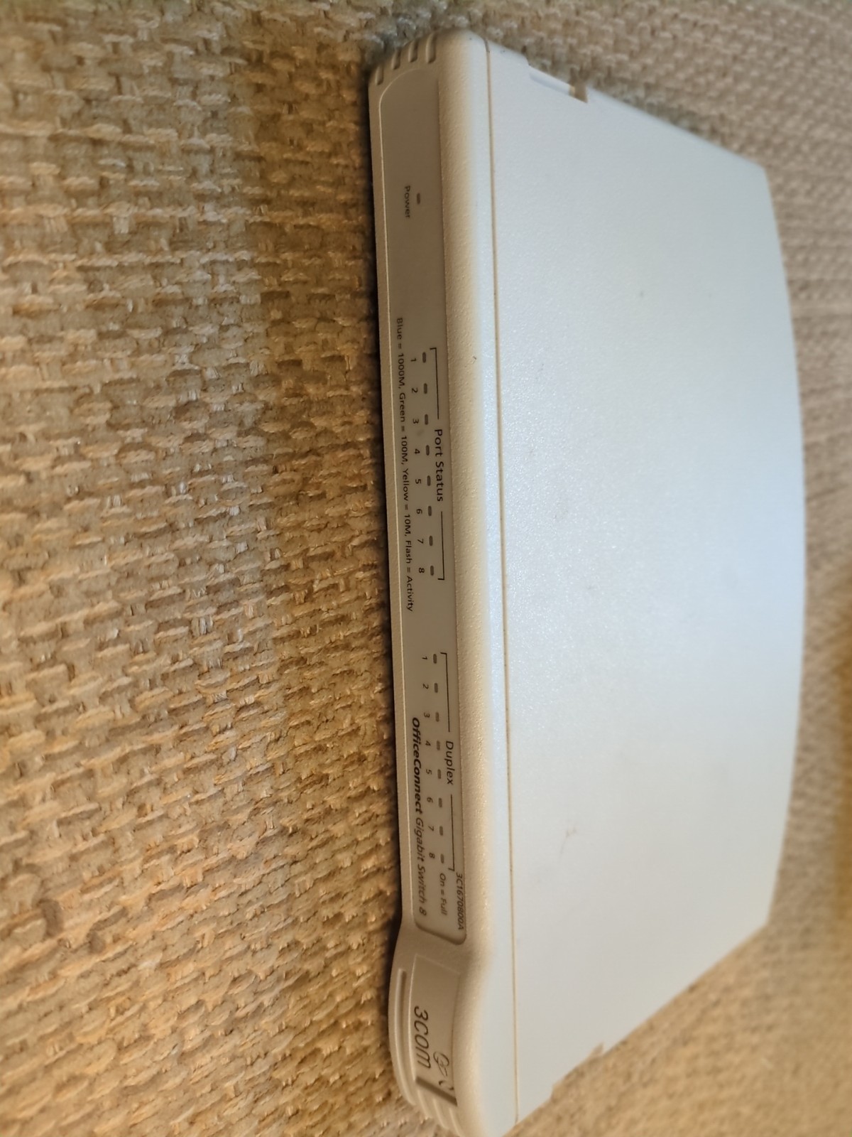 8-PORT gigabit SWITCH 3COM OFFICECONNECT 3C1670800A