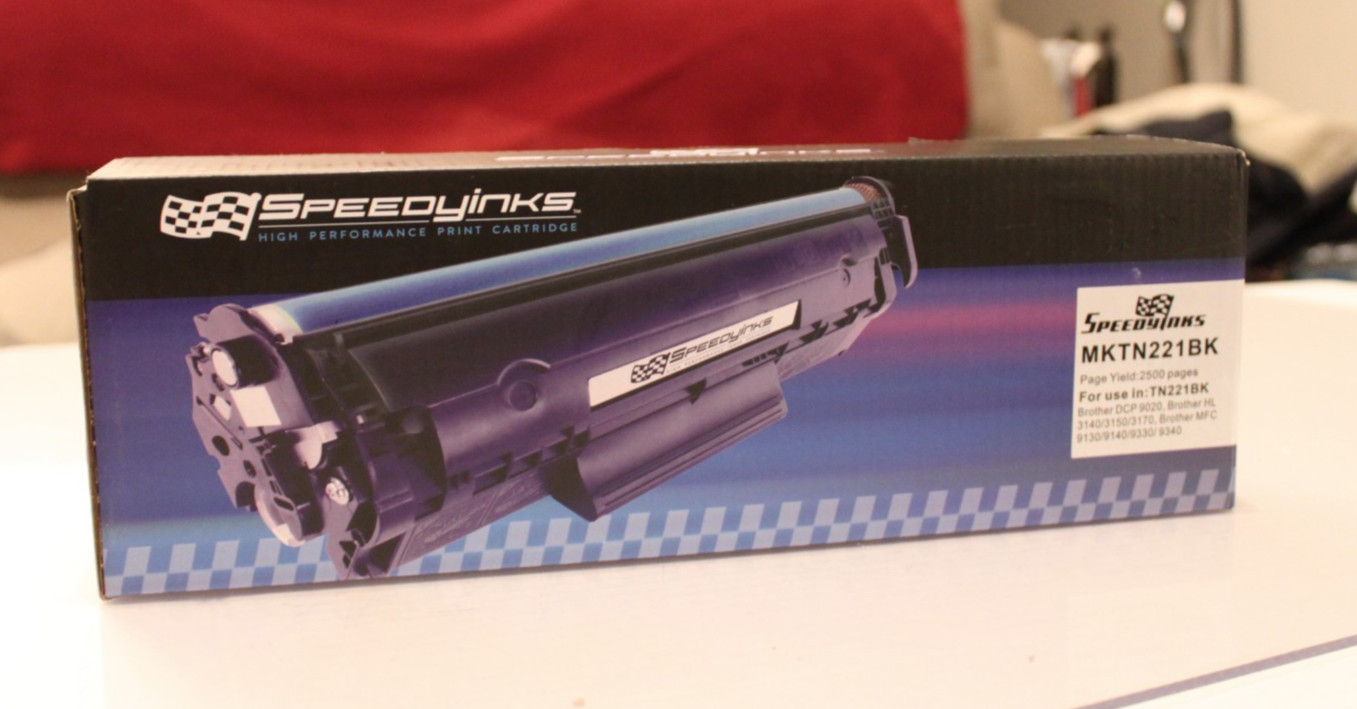 SpeedyInks MKTN221-BK High Performance Print Cartridge