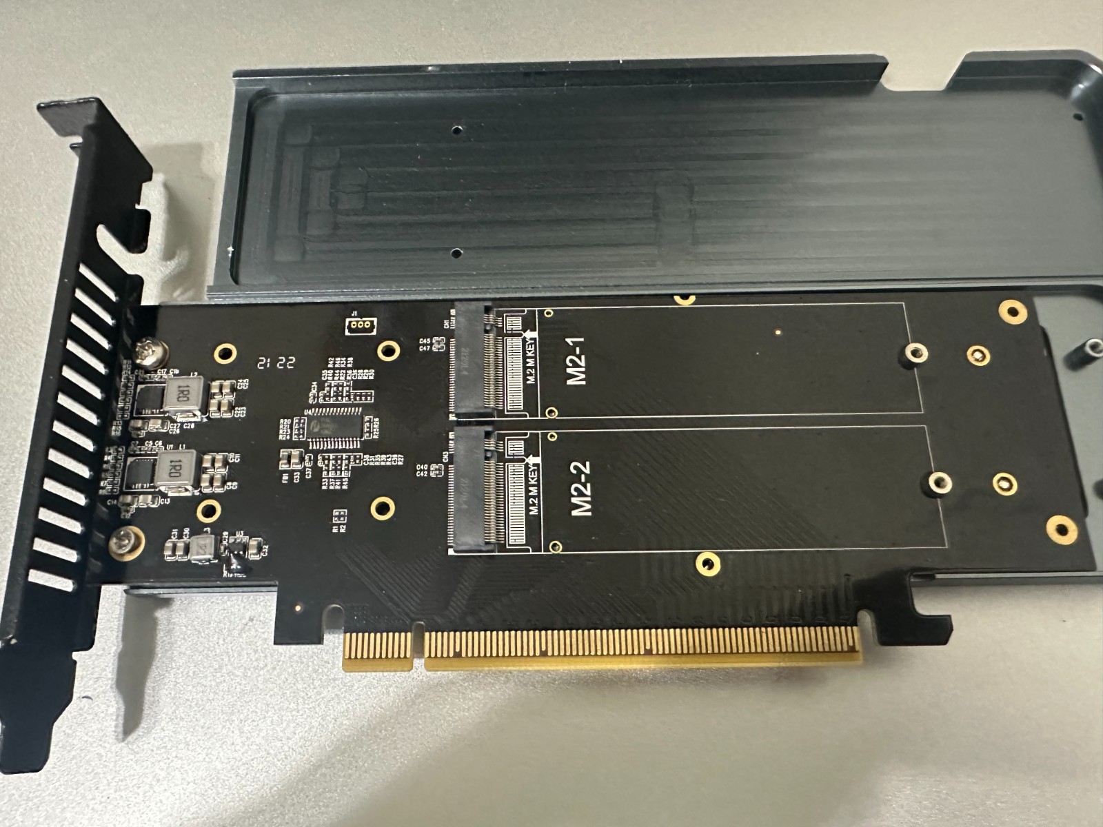 JEYI Quad NVMe PCIe 4.0 X16 Expansion Card. Bifurcation Required