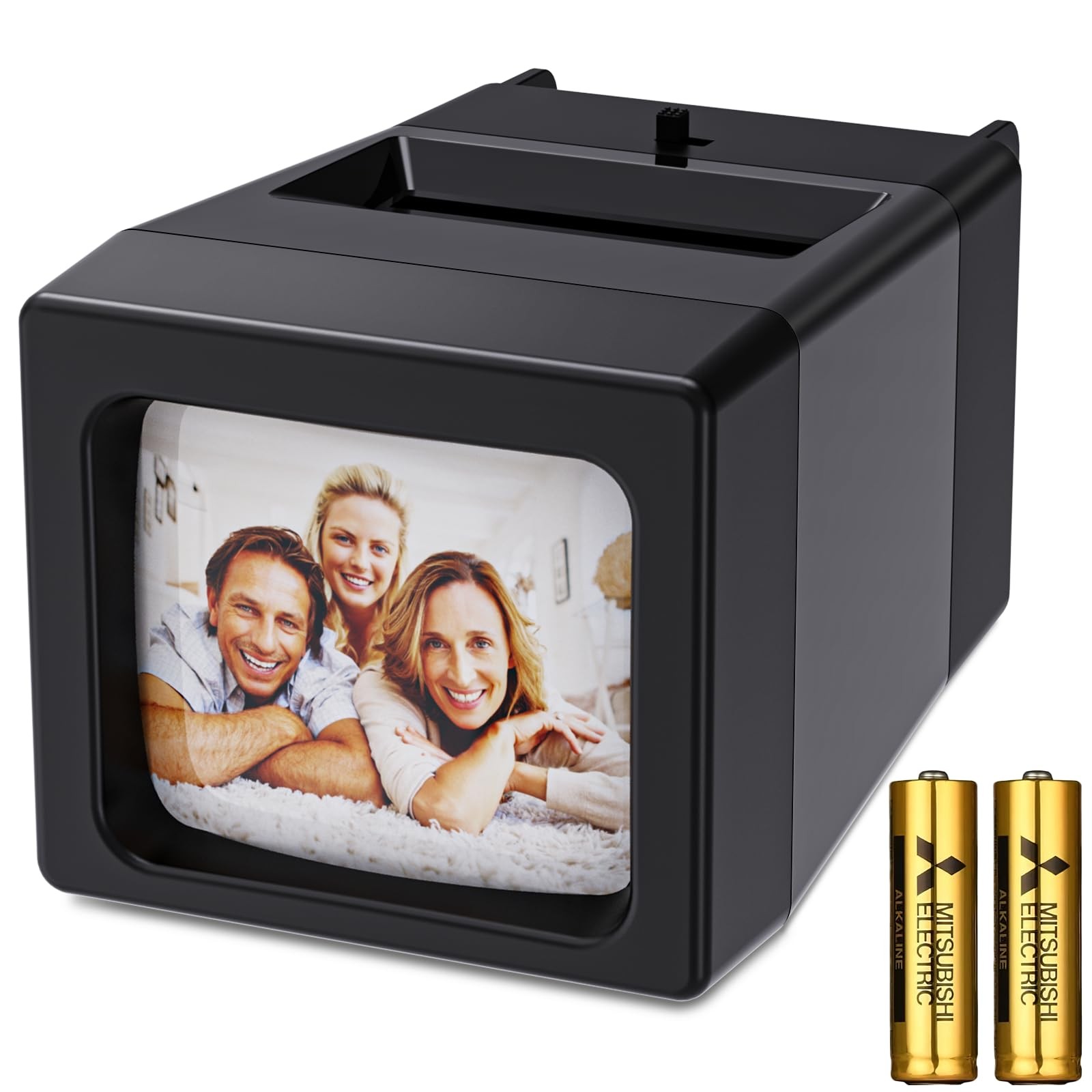 35mm Slide Viewer 2X Magnification LED Illuminated Handheld Projector Tool