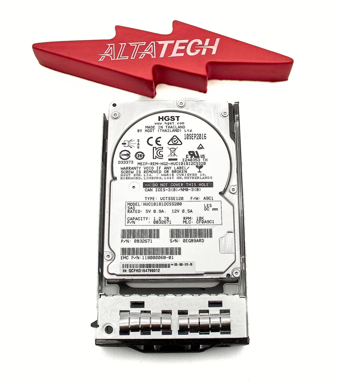 EMC 005052032 1.2TB 10K SAS 2.5 12G HDD Hard Disk Drive