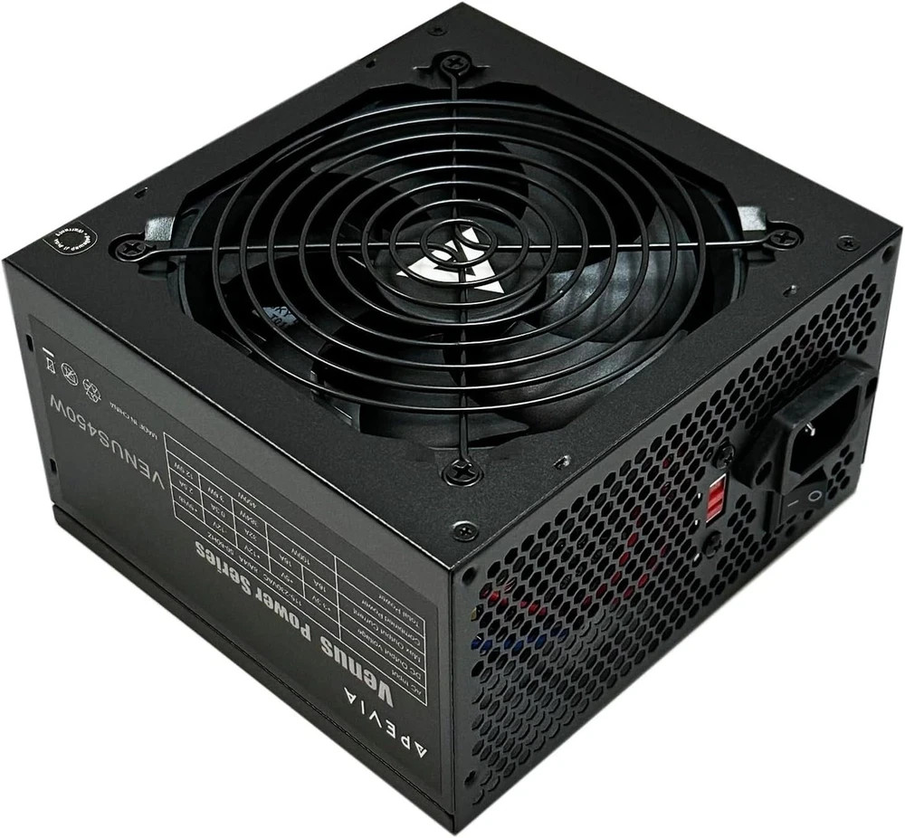 APEVIA VENUS500W Venus 500W ATX Power Supply with Auto-Thermally Controlled