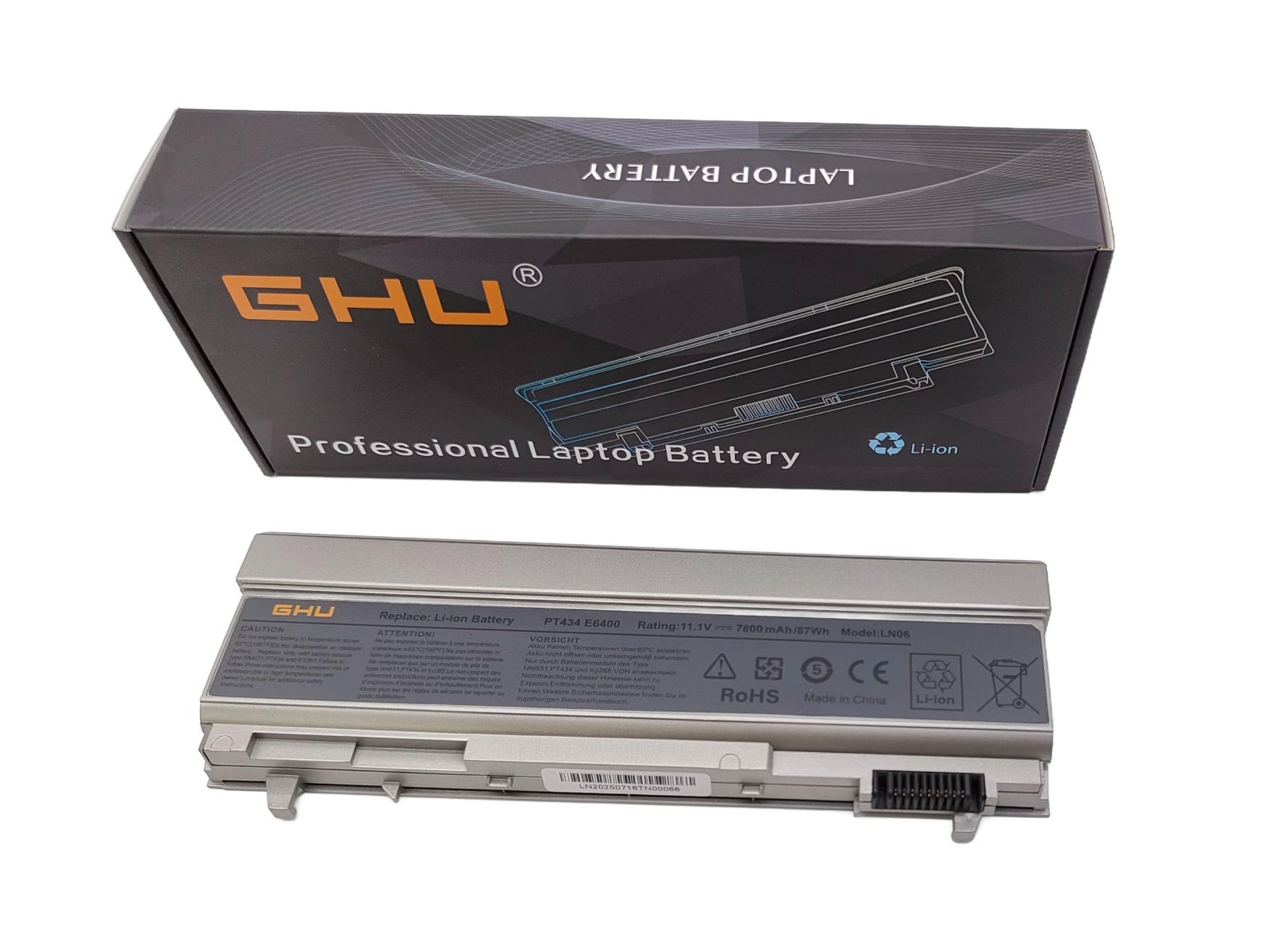 High-Capacity 87WH Laptop Battery for Dell Latitude E6400 E6410 E6510 M4500