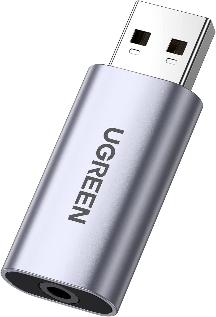 USB to Audio Jack USB External Sound Card 3.5Mm Audio Adapter