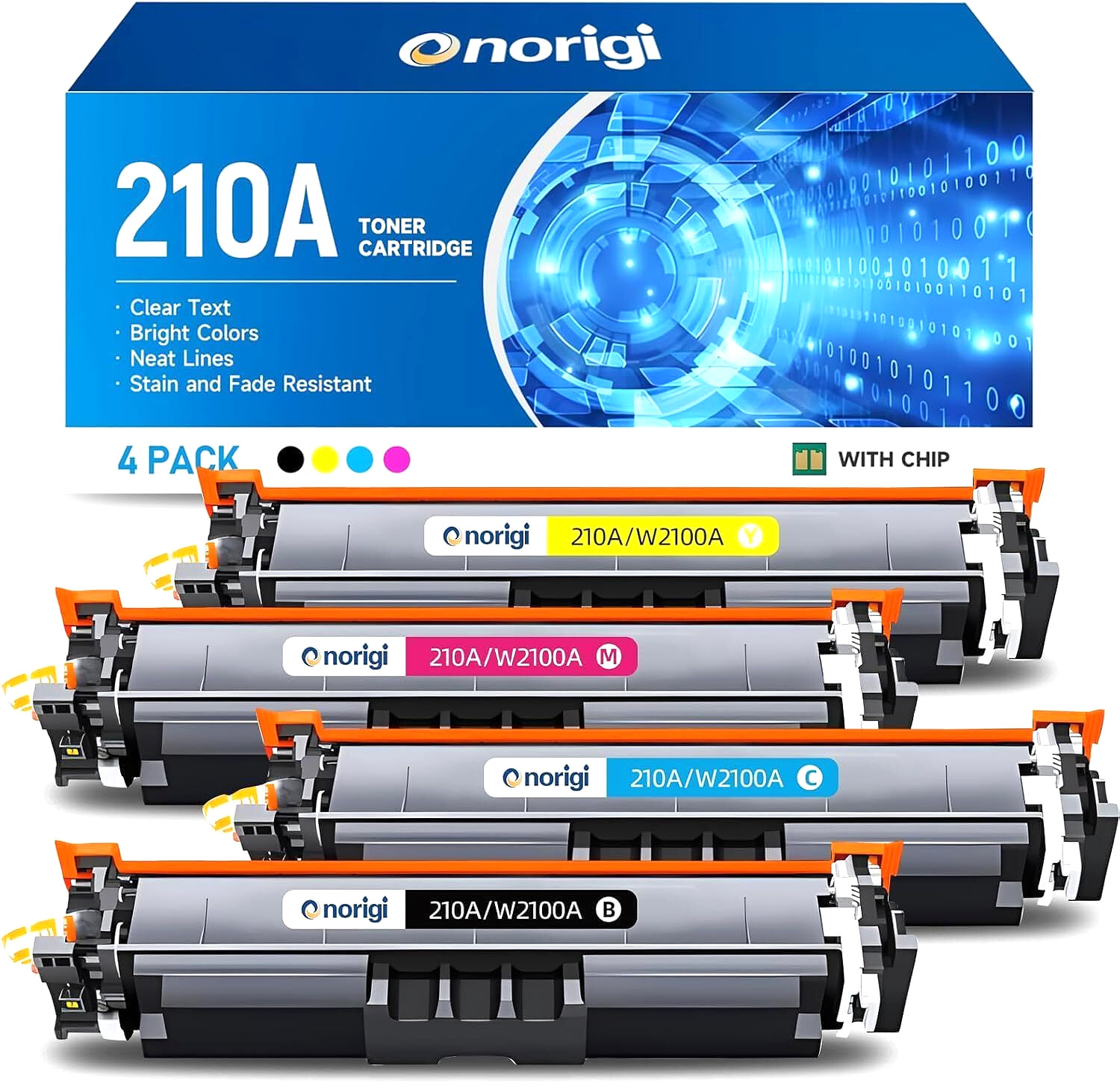 210A / 210X Toner Cartridge for HP Color LaserJet Pro 4301 & 4201 Series Printer