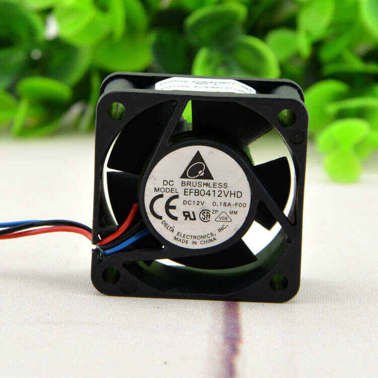 1pc Delta EFB0412VHD 12V 0.18A 4020 4CM  3-wire Cooling Fan