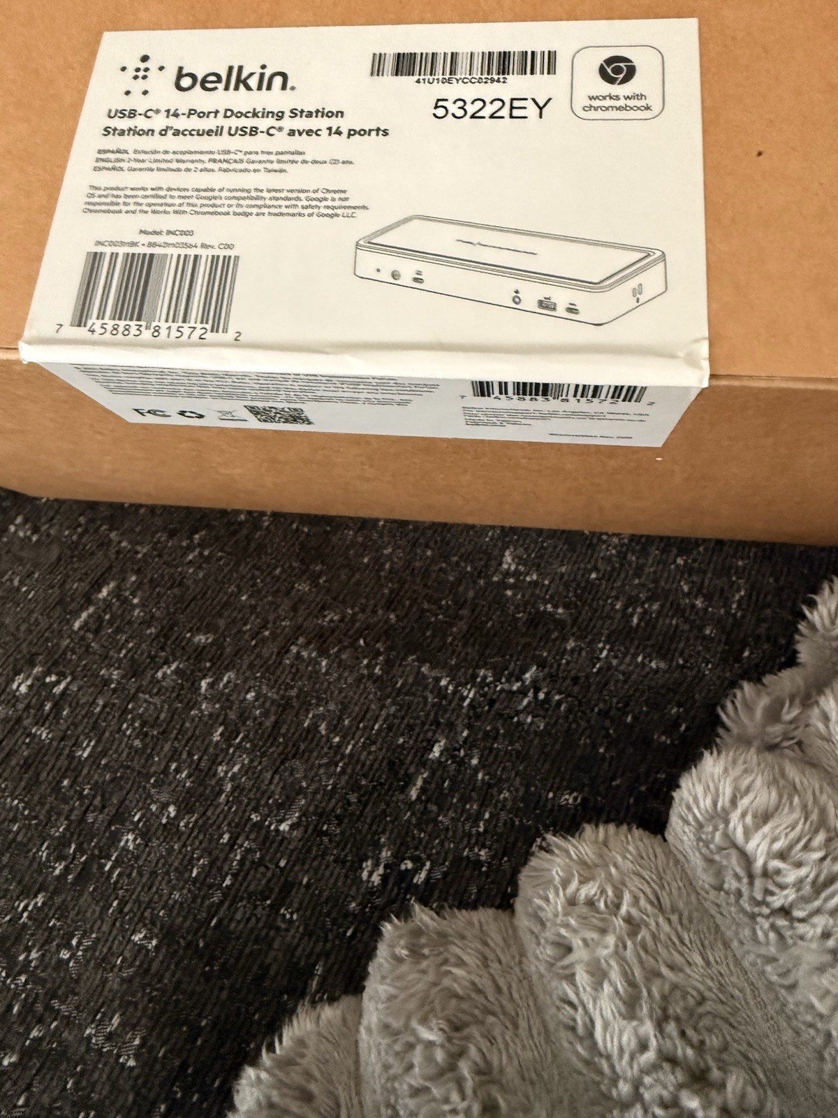 Belkin USB-C Triple Display Docking Station INC003TTBK