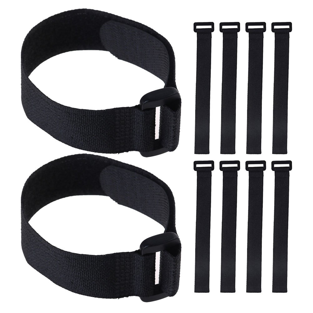 10 Pcs Reusable Nylon Hook Cable Ties Adjustable Cord Organizer Straps