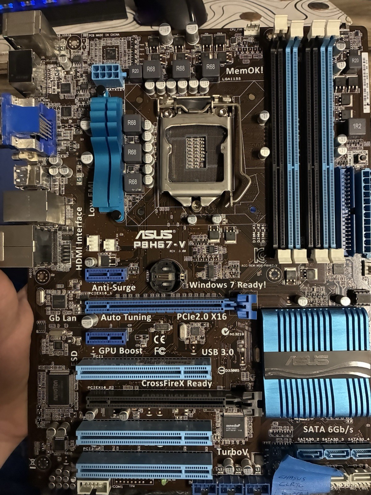 ASUS Pbh77-V Motherboard [OPEN BOX] READ DESCRIPTION