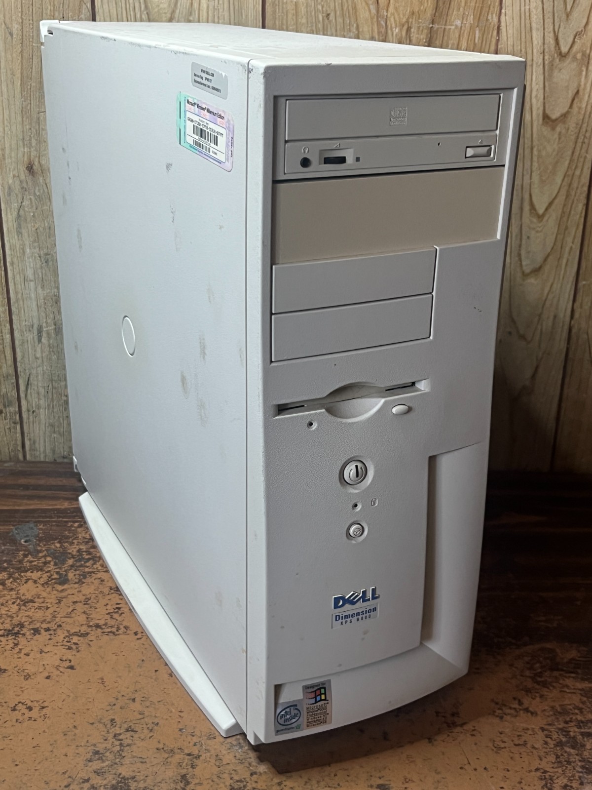Dell DIMENSION XPS B800 Windows ME Retro Gaming Computer Serial Parallel Floppy