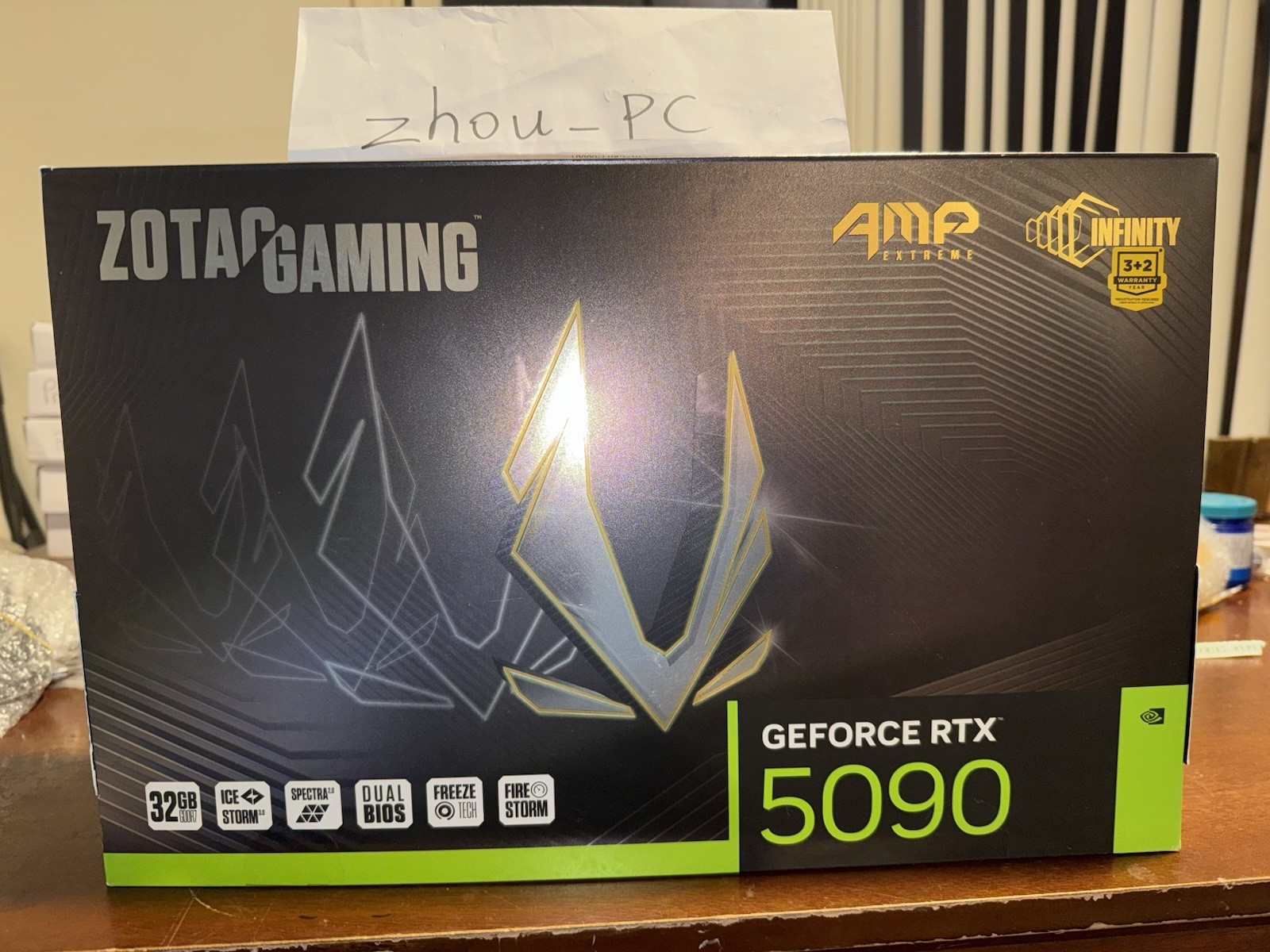 Zotac RTX 5090 AMP Infinity GPU No Core & VRAM For parts (US Stock)