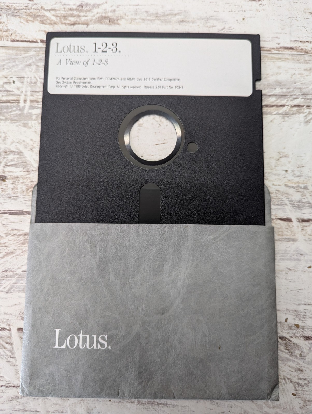NEW Lotus 1-2-3 Release  Software 5.25 3.5 DOS Floppy Only 