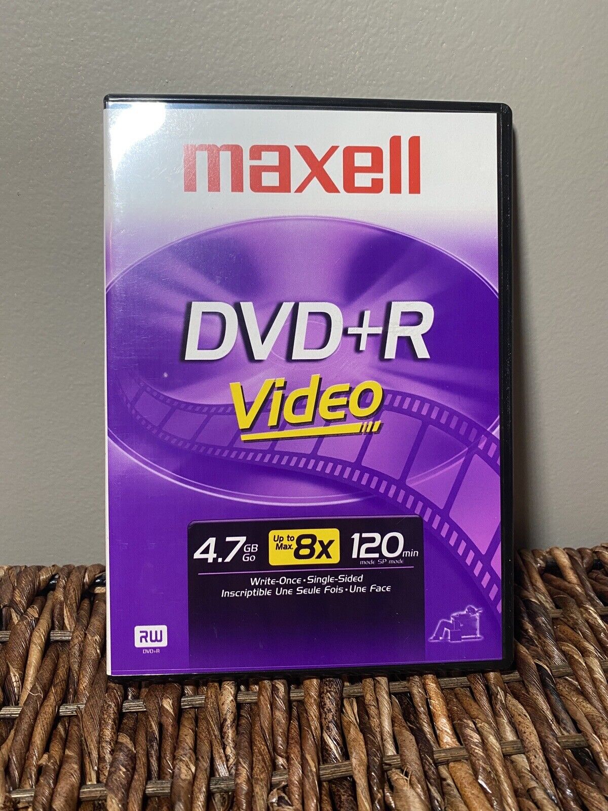 Maxell DVD+R Video Maxell New 4.7 GB 8x 120 min Write Once Single Sided 