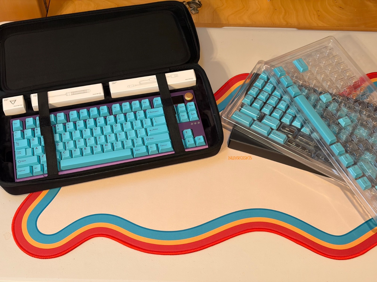 Meletrix Zoom TKL Dyna Aluminum Custom Mechanical Keyboard, Wireless, Drop DCX