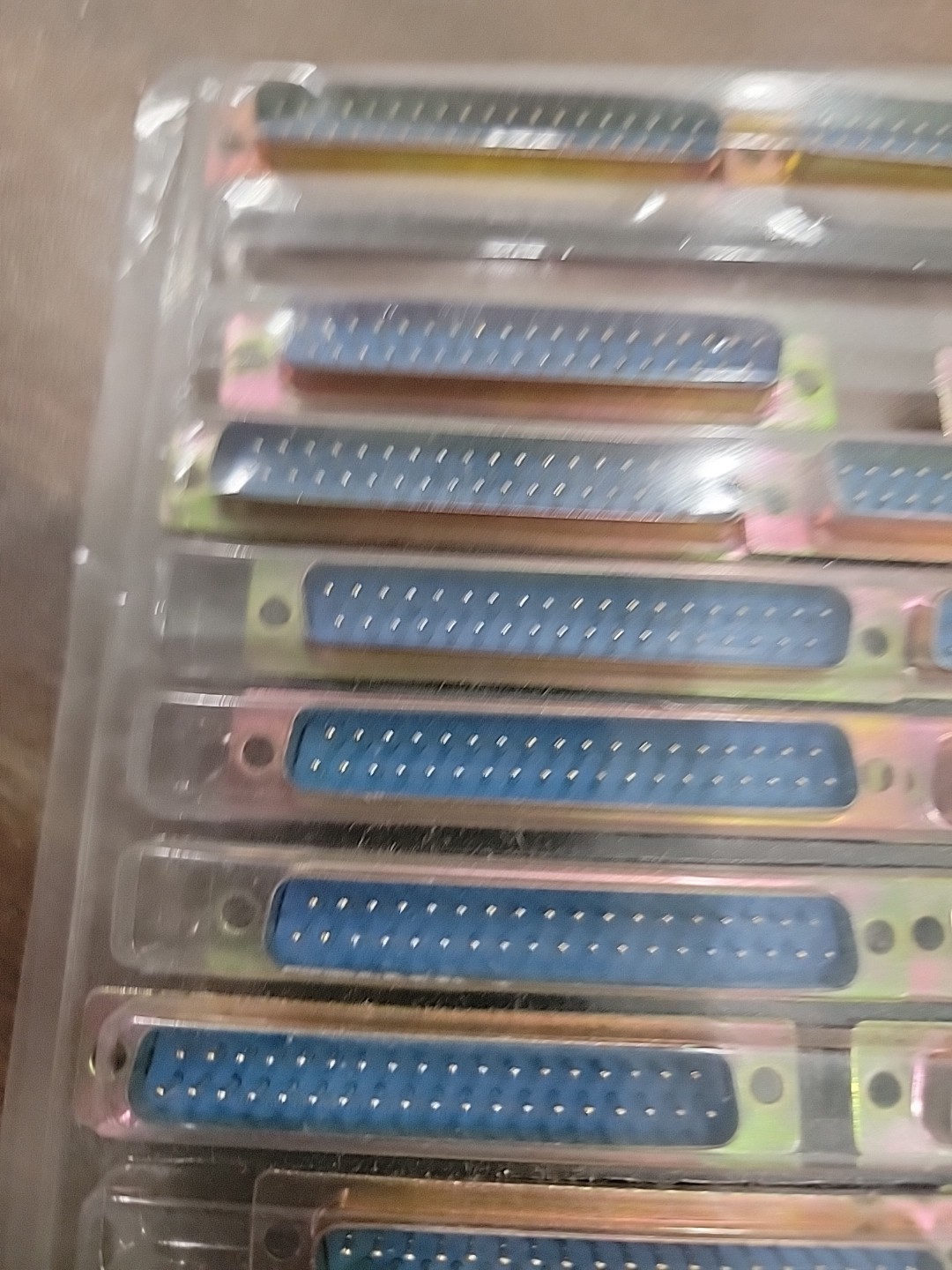 Male DB37 DB 37 DB-37 Solder Cup Type Connector 10 PACK
