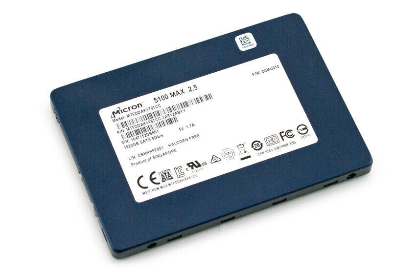 Micron 5100 MAX 480GB SATA 6Gb/s 2.5