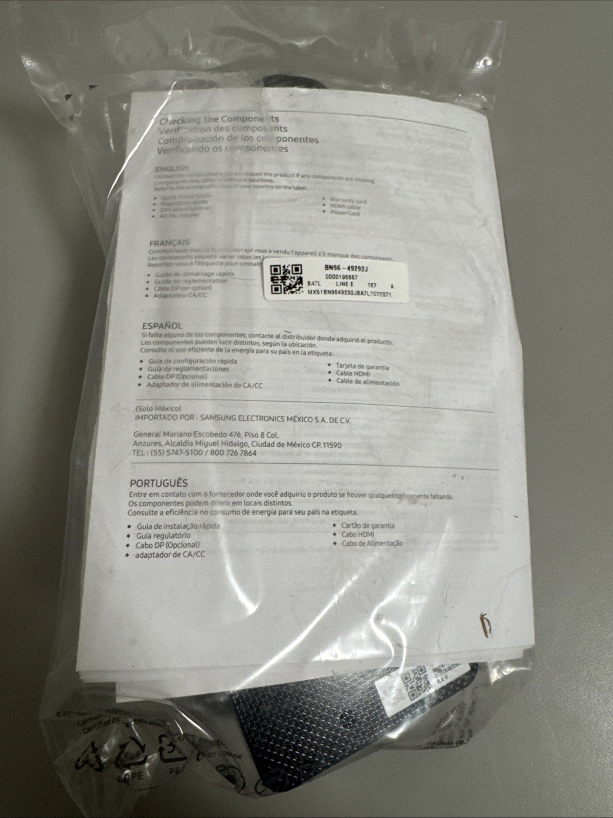 MONITOR MANUAL & CABLES/ACCESSORIES, OEM FACTORY for Samsung 32-Inch S39C Series