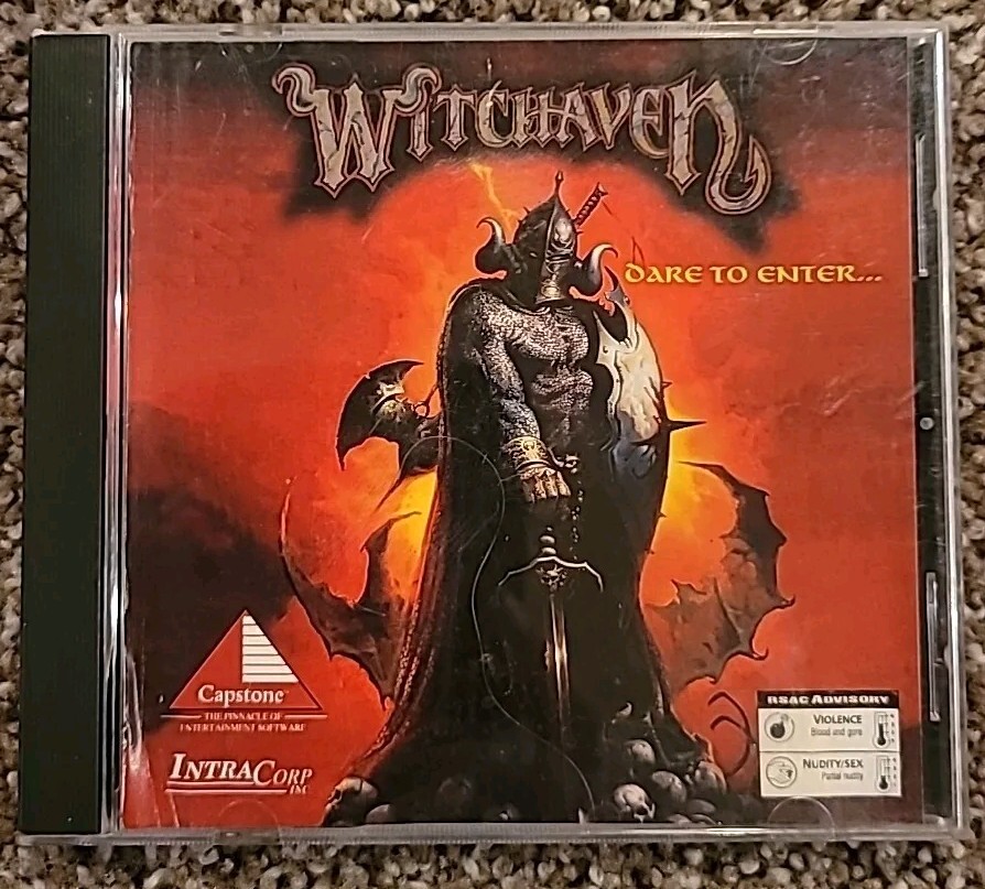 Witchaven PC CD dark medieval role-playing goblins demons magic game