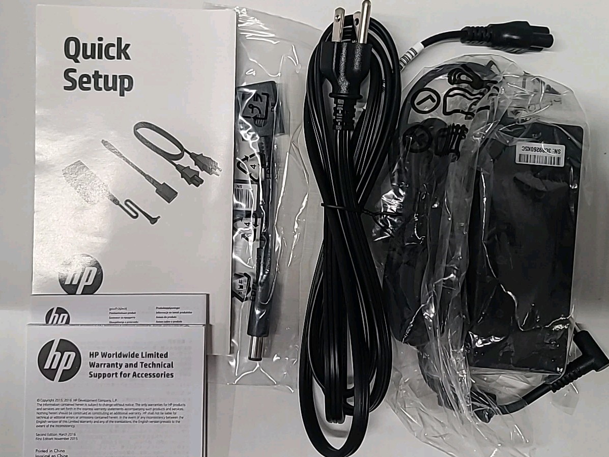 HP 90W Smart AC Adapter US H6Y90UT#ABA -New