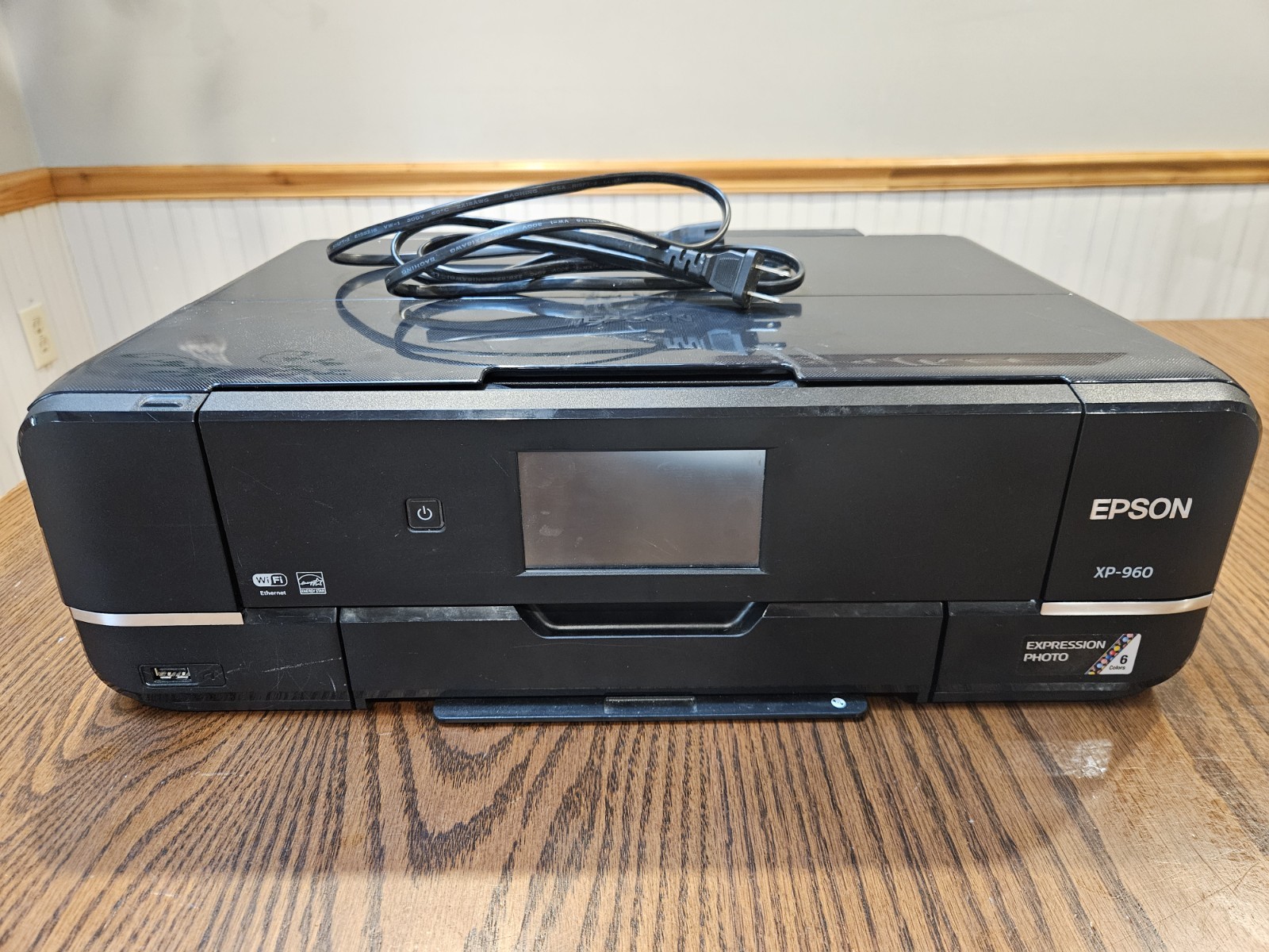 Epson Expression Photo XP-960 Wireless All-In-One Color Inkjet Printer - WORKS