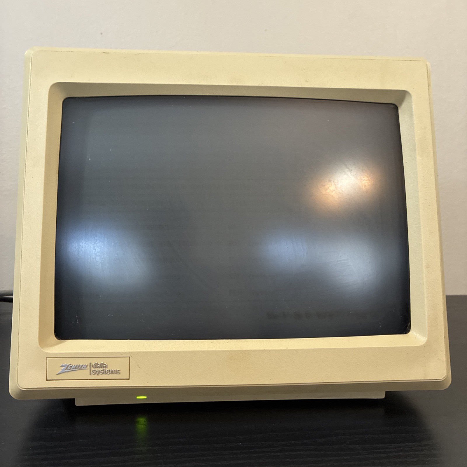 Zenith Data Systems CRT Computer Monitor ZVM-1240 11" Vintage 80’s UNTESTED Rare