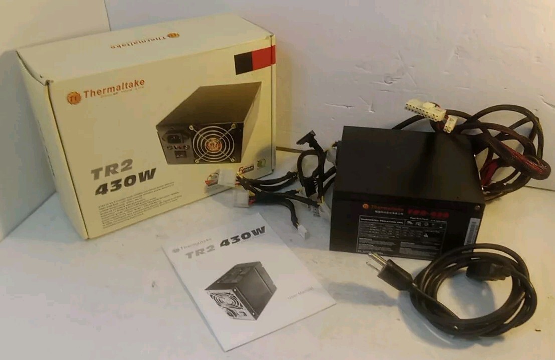 Thermaltake TR2 Power Supply 430W Gaming Power Supply TR2-430NL1NH PC Upgrade