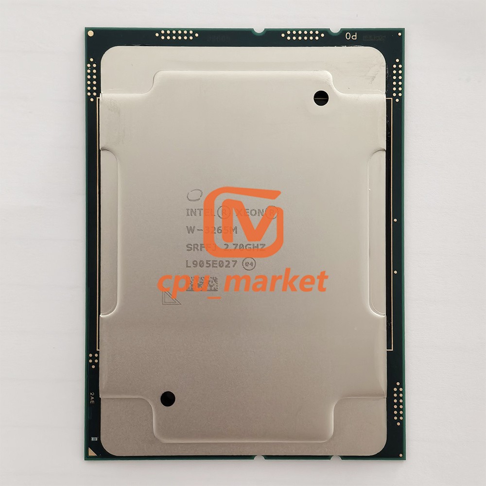 Xeon w-3265m (QS) 24-core 48-wire 2.7GHz-4.6ghz 205w LGA3647 CPU Processor