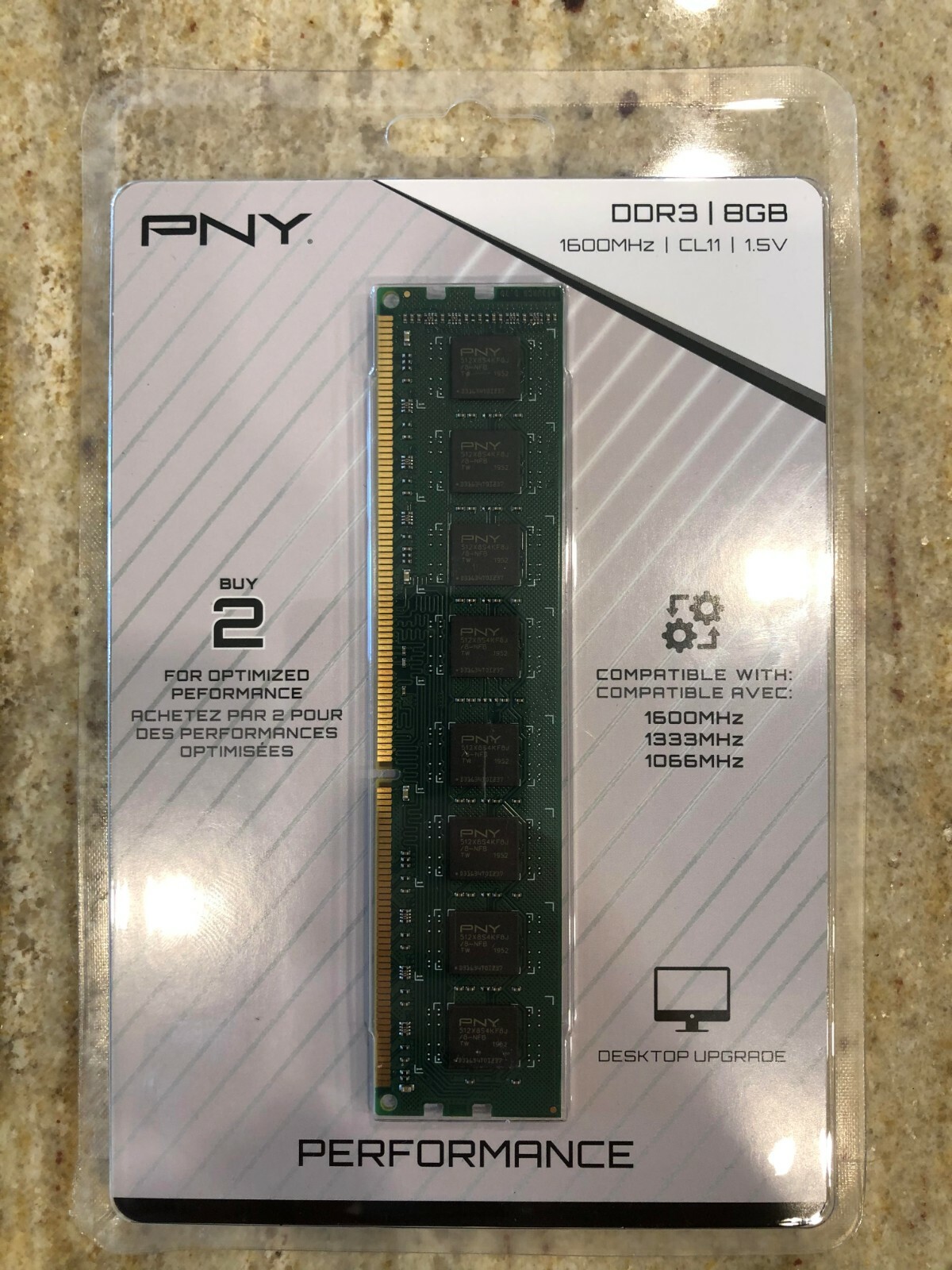 PNY Performance DDR 3 8 GB 1600MHz CL11 1.5V