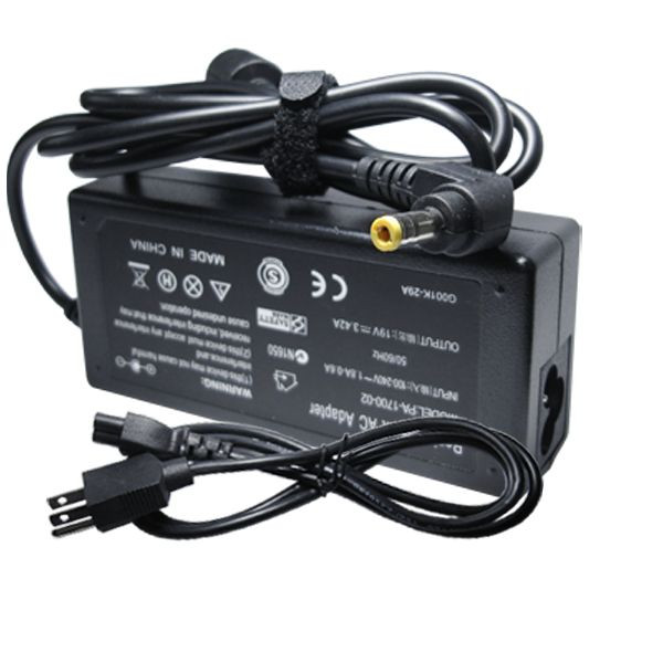 Ac Adapter Charger for Toshiba Satellite A80,A135,1730,3000,3005 Series 19v 65w