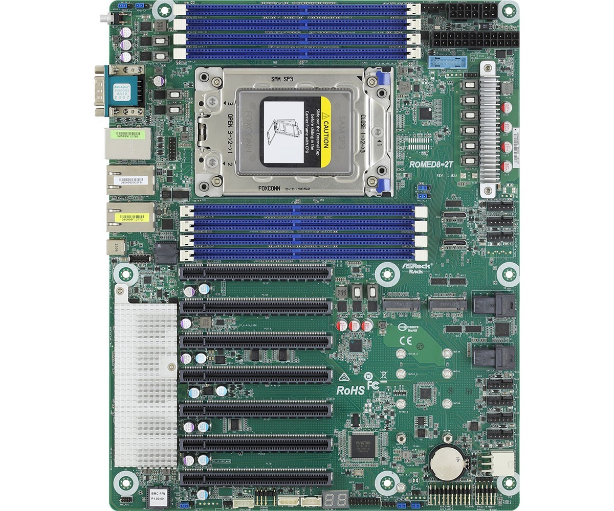 ASRock Rack ROMED8-2T/BCM single socket SP3 motherboard ATX (740 EUR 0% VAT)