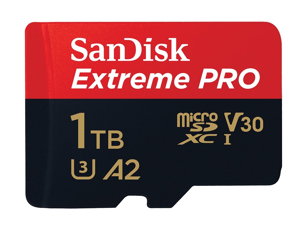 SanDisk Extreme Pro microSDXC+SD Adapter/s Secure Digital SDSQXCD-1T00-GN6MA