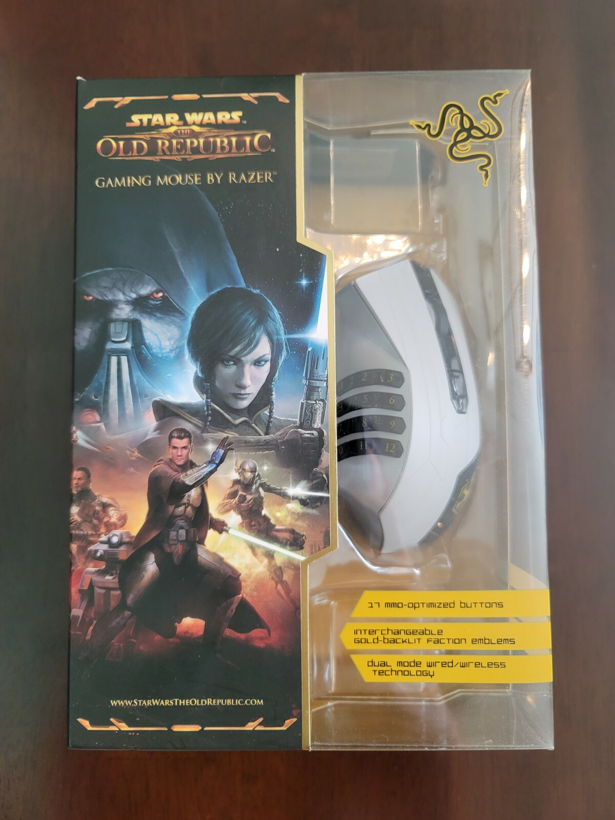 Razer Star Wars SWTOR Wired/Wireless Naga Gaming Mouse - SUPER RARE
