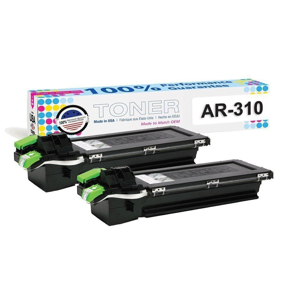 Compatible Sharp AR-310NT M208 AR-M237 M257 M277 M317 black toner (2 ctgs)