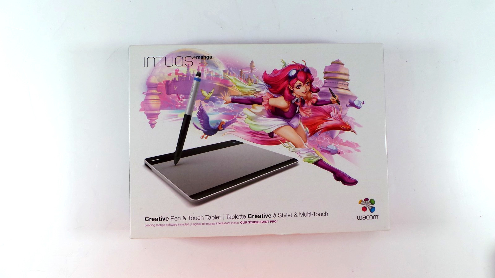 Wacom Intuos Manga Pen & Touch Tablet Small Silver CTH-480/S2-AX Drawing Pad
