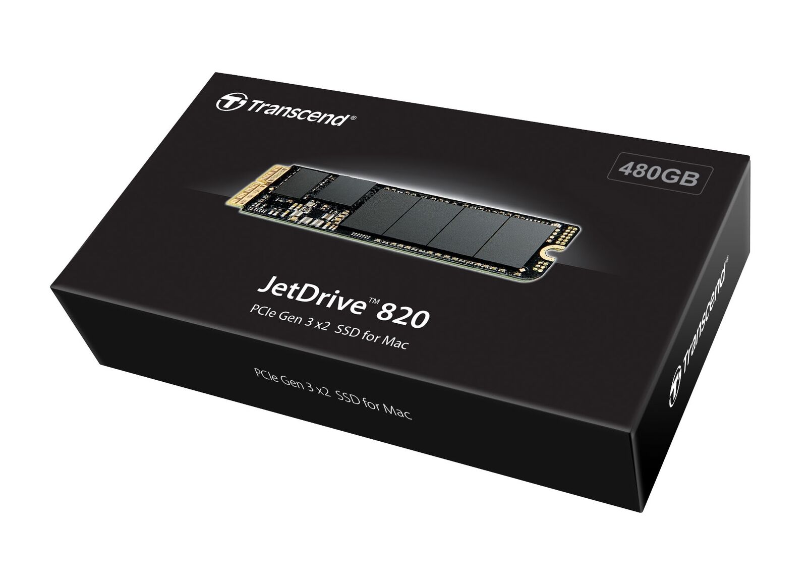 480GB Transcend JetDrive 820 PCIe Gen 3 x2 SSD for Select Mac Products