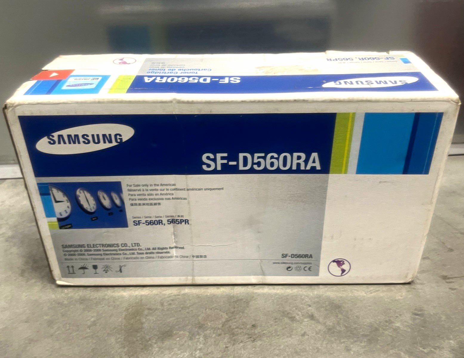 Samsung SF-D560RA Genuine Original Black Laser Toner For SF-560R, 565PR