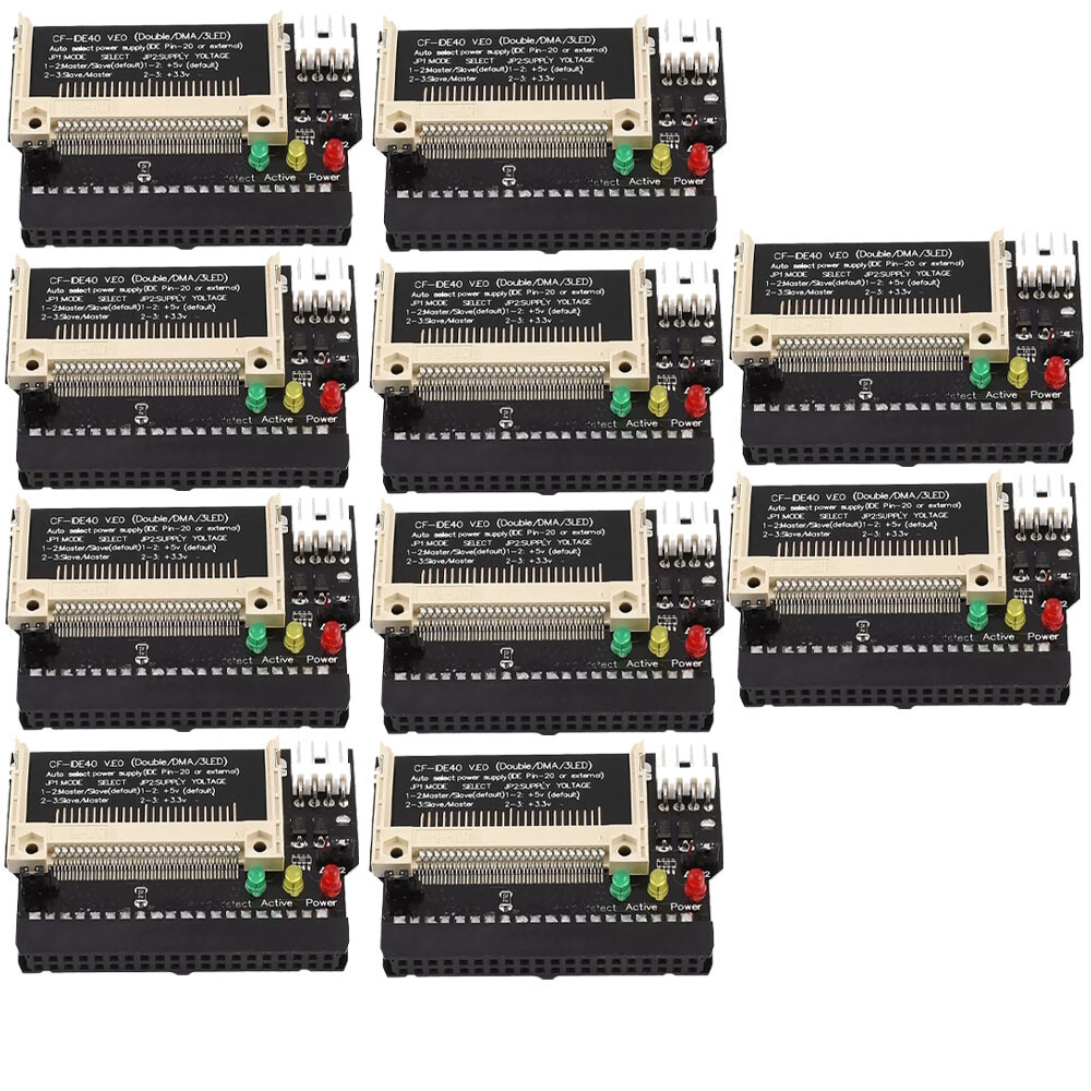 10/20x Compact Flash CF to 3.5 Female 40Pin IDE Bootable Adapter Converter Cards