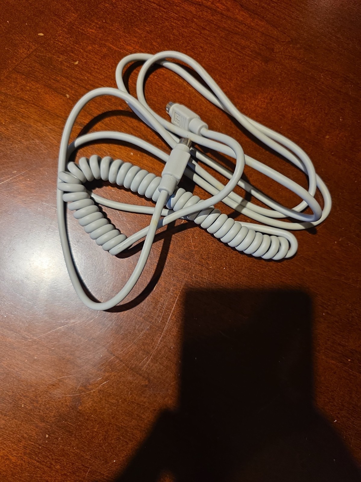 Vintage Apple Extended ADB Keyboard Beige 7’ Cable 590-0152-A RARE Macintosh Mac