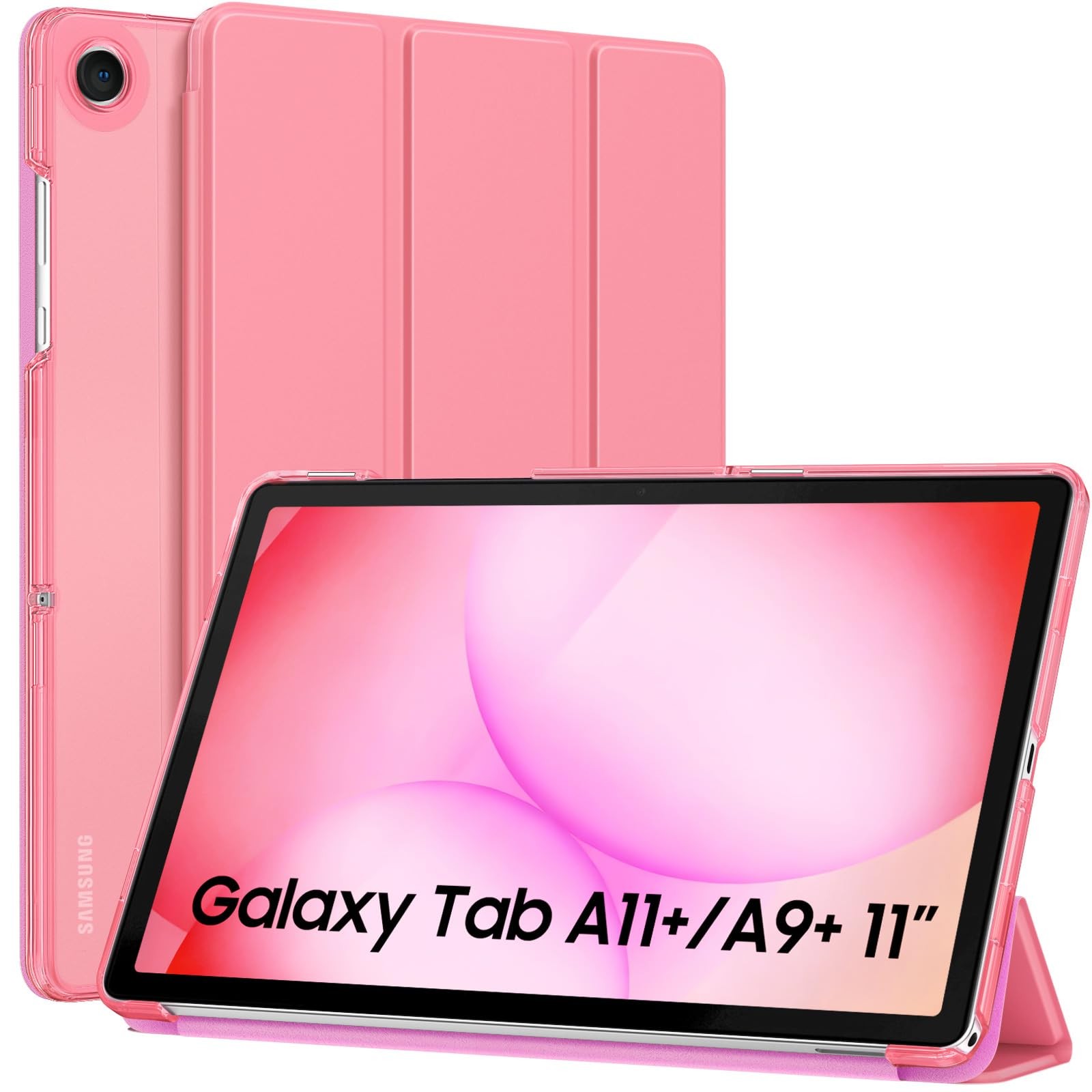 MoKo Slim Case for Samsung Galaxy Tab A11 Plus/ A9 Plus 11 Inch Smart Stand Hard