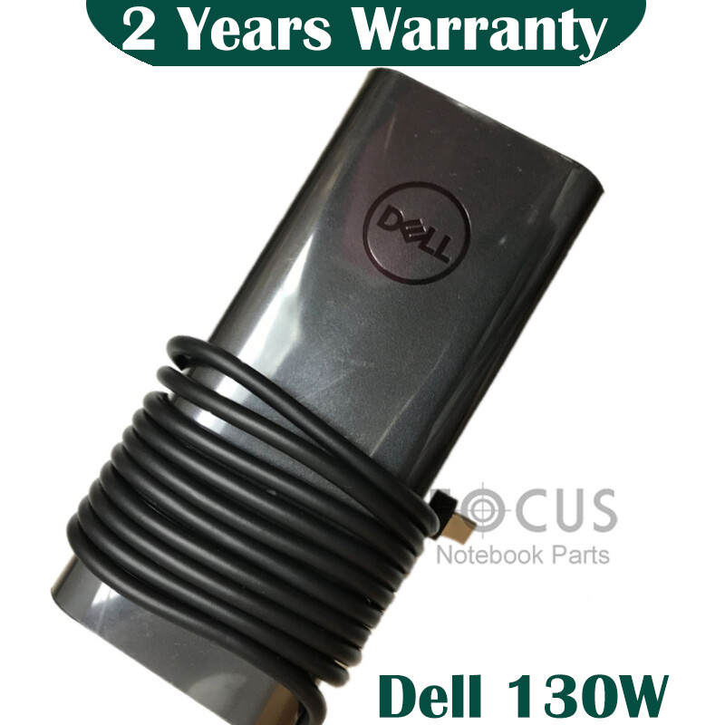 Original 450-AHOM V7K50 0K00F5 MDH25 T4V18 Dell Charger 130W Type-c AC Adapter
